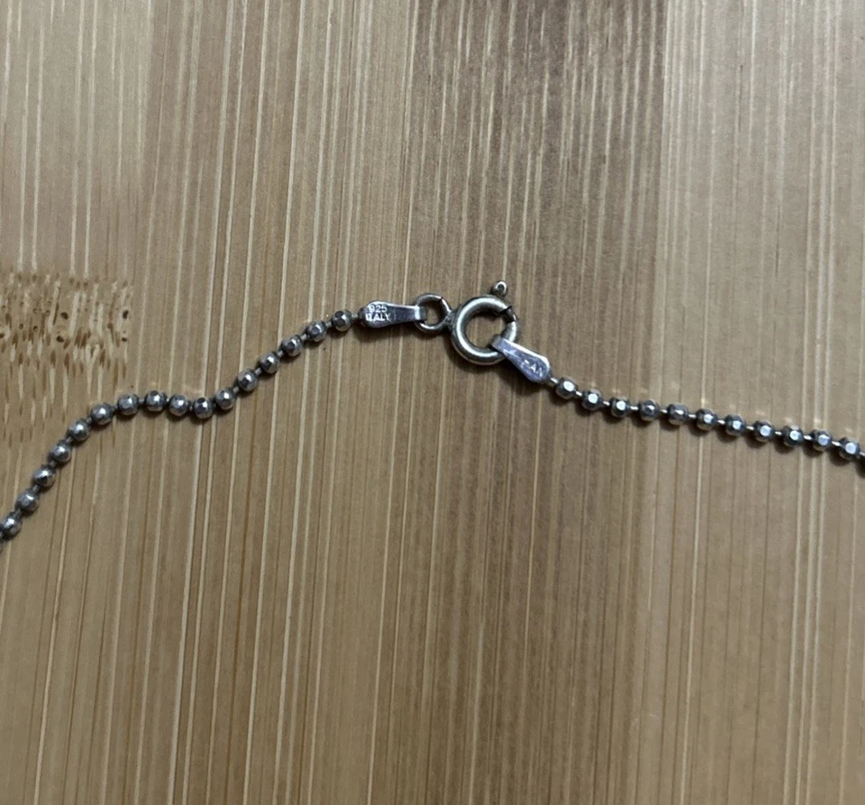 RARE!! V.I.be Brand Sterling Silver Necklace With Amethyst & Petroglyphs Pendant - Image 4 of 4