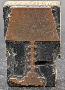 Print Block ( Old Lamp) Copper Face