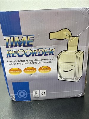 Employee Time Clocks for Small Business, Auto-Align Time Clock Punch Machine ...