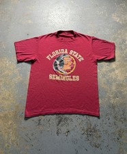 Vintage 90  s Florida State Seminoles Single Stitch Graphic Shirt-Size Medium