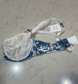 NWT AUBADE Paris Conte Russe 38C Leavers Lace underwire Was $150