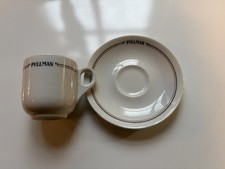 Rare Early Railroad China Opco Syracuse China Demitasse Cup And Saucer Wow!