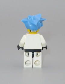 LEGO Exo Force Hikaru silver blue spiky hair minifigure 8114