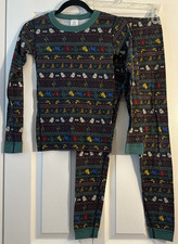 Hanna Andersson Kids Size 12 Black Harry Potter Organic Cotton Pajama Set