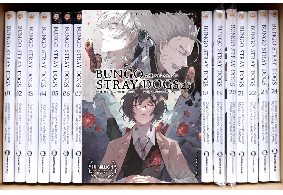 Bungo Stray Dogs Manga Vol. 1-25 Half/Full Set By Kafka Asagiri