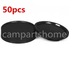 50PCS Rear Lens Cap + Front Body Cap cover for Minolta MD MC SLR Camera and Lens