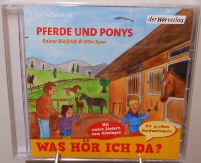 Pferde und Ponys Wissen für Kinder Hörspiel CD Geschichten und Musik NEU #T1681