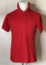 1980s Munsingwear Penguin Grand Slam Red Polo Shirt Made in the USA-Size Large