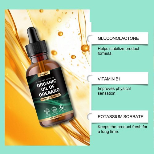 Oregano Oil Formula Organic Extract Oregano Oil Drops Immune Support - Picture 13 of 21