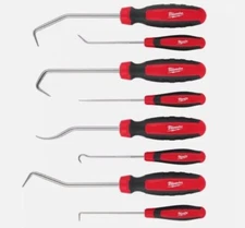 Milwaukee 48-22-9218 8 Piece Hook & Pick Set All Metal Durable Core NEW