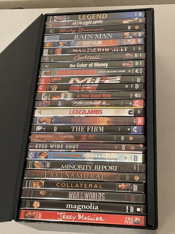 Exclusive Tom Cruise 25 Years Box Set 25 Classic Films/DVD *A Collectors Dream!