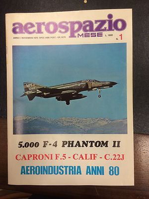 Zeitschrift AREONAUTICA AEROSPACE Nr. 1/75 Flugzeuge, Hubschrauber Modellflugzeuge 10/15