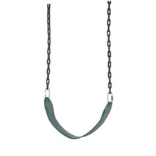 Green Resin Commercial Grade Wide Thick Swing Seat Heavy Duty Welded Link Chain