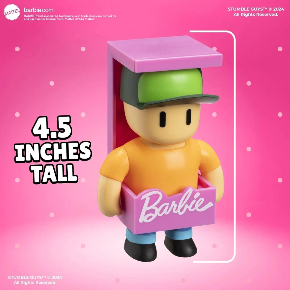 STUMBLE BOYS LEGENDARY BARBIE EDICIÓN LIMITADA EN CAJA 4" FAN GUY Foto 4 de 4