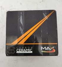 Max Advanced Brakes - D1719 - Carbon Ceramic Rear Disc Brake Pad Set