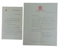 RARE! The Wedding of King George VI & Lady Elizabeth Bowes-Lyon Correspondances