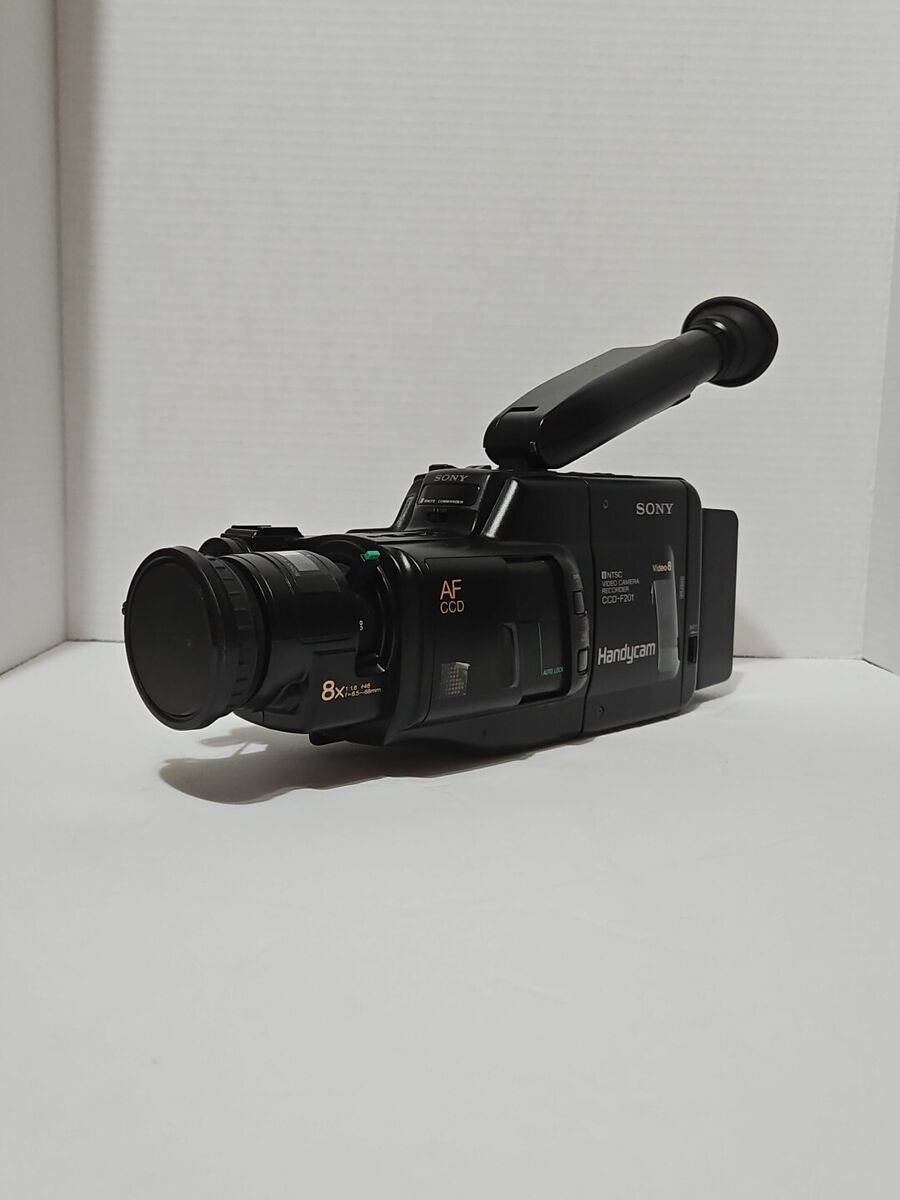 Sony Handycam (CCD-F201) 8 NTSC Video Camera Recorder With Sony Handycam (CCD-F201) 8 NTSC Video Camera Recorder With