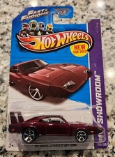 HOT WHEELS FAST FURIOUS 6 Dom’s 69 DODGE CHARGER DAYTONA Showroom 440 CID