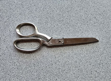VTG Hot Drop Forged Steel Scissors Made in Italy 530-C-7 Tailor Shears Crafting