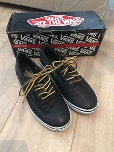 vans authentic lo pro leather