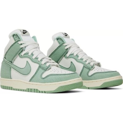 Nike Dunk High 1985 Green Denim Womens SZ 11.5 Men s SZ 10 Sneakers DV1143-300