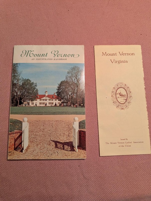 MOUNT VERNON, AN ILLUSTRATED HANDBOOK AND MAP 1968