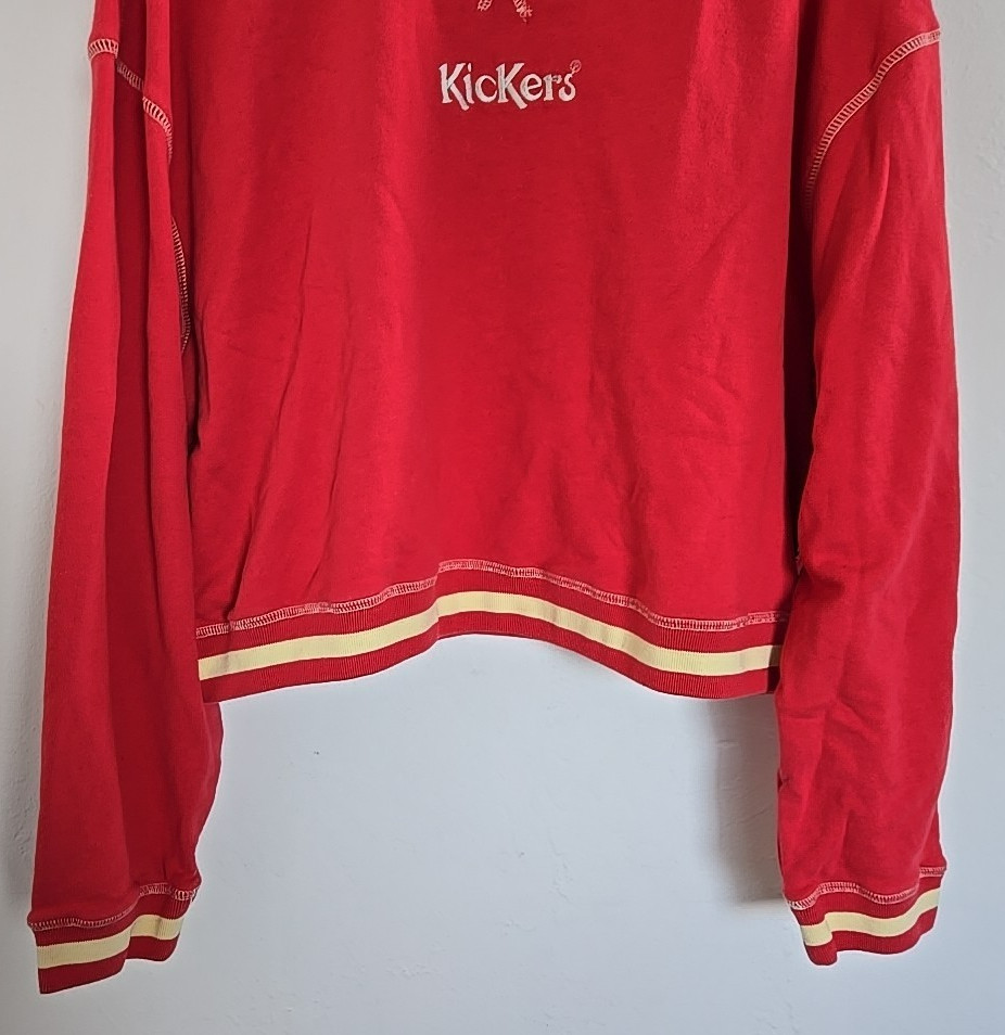 Kickers Classics Red Pullover Sweatshirt Sweater … - image 6