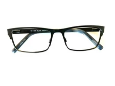 Robert Mitchel Eyeglasses Frames RM8006 BLACK Rectangular Full Rim 56-17-150