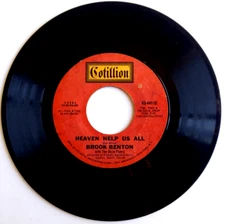 BROOK BENTON - Whoever Finds This / Heaven Help Us All - Vinyl 45rpm Cotillion