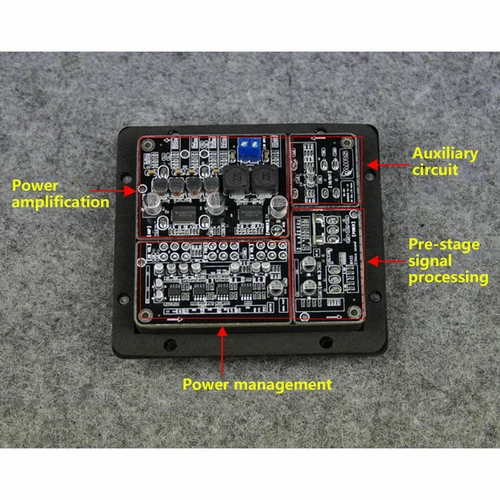 1X 2.1 Digital Amplifier Active Subwoofer Power AMP Board SW-501 TPA3118 - Picture 5 of 6