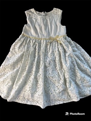 Mini Boden EUC/NWOT? Sage Green Lace Sleeveless Fully Lined Dress-6-7Years  | eBay
