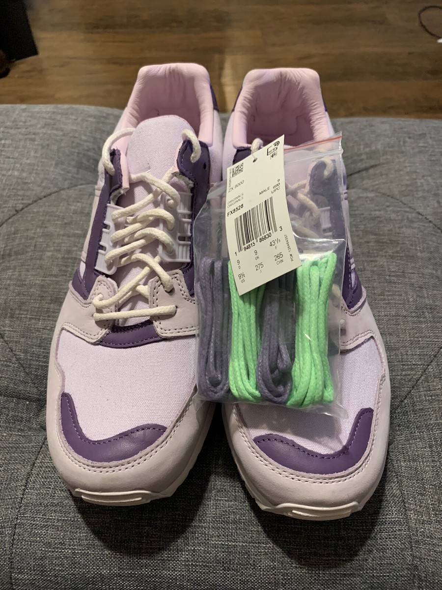 Seyc NEW Adidas x deadHYPE ZX 8000 Men's Leather Purple Tint AeroTech