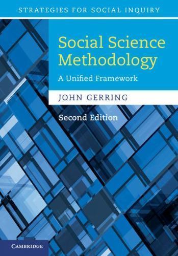 Social Science Methodology Unified Framework 2e John … 9780521115049 Cond=LN:NSD