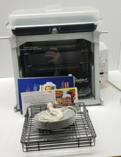 Ronco Jr Showtime Rotisserie BBQ Oven Model 2500 Complete in Box Spit Basket 