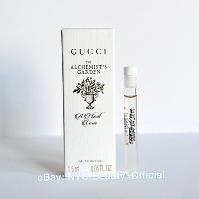 Gucci The Alchemist's Garden A Floral Verse Eau de Parfum Sample Splash 1.5ml