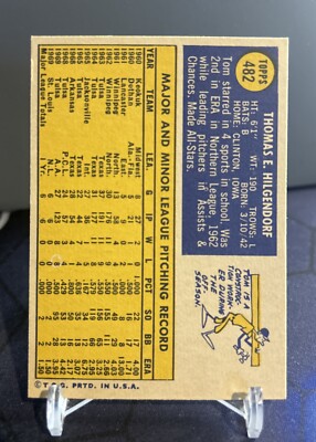 1970 Topps Baseball Tom Hilgendorf St. Louis Cardinals #482 | eBay