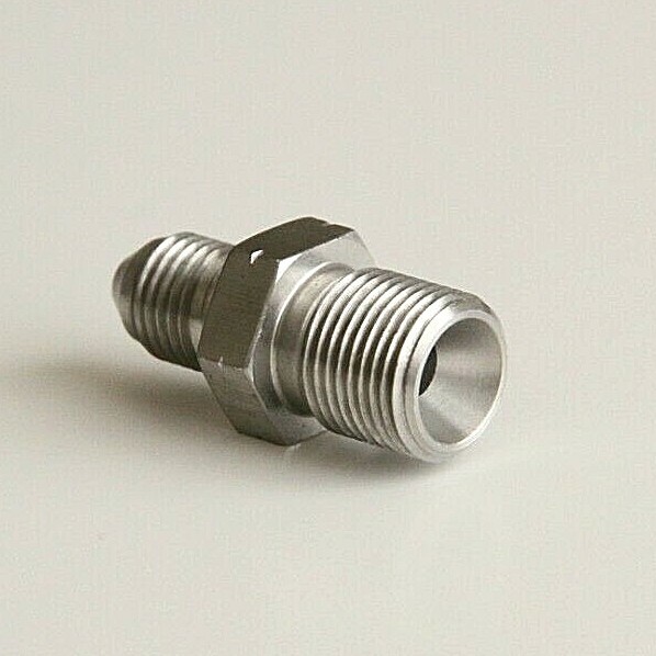  3 AN 3 to M12 X 1.5 Metric Stainless Steel Brake Fittings Adapter eBay