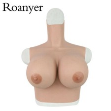 Roanyer H Cup Crossdresser Silicone Breast Form for Drag Queen TG CD