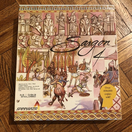 SARGON 4 Vintage Computer Chess PC Game 3.5" Spinnaker 1989 COMPLETE - Picture 7 of 13