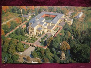 Washington DC, Franciscan Monastery, Aerial View, Vintage Postcard