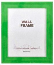 Tropical Green Picture Frame - Solid Wood - Moulding Width 1-1/4" - 83729