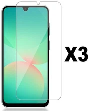 3 Pack Tempered Glass Screen Protector, Anti Scratch, for Samsung Galaxy A26 5G