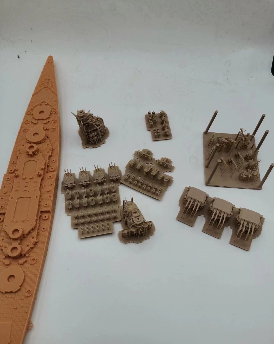 3D Printed 1/700 French Alsace Battleship (waterline) | eBay