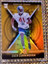 2017 Panini XR Zach Cunningham RC GOLD #02/10 Texans Eagles MINT‼️ 