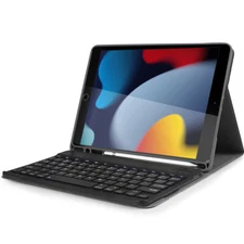 For iPad 9th 8th 7th 10.2" Air 3rd Pro Keyboard Case Stand Cover with Pen Holder