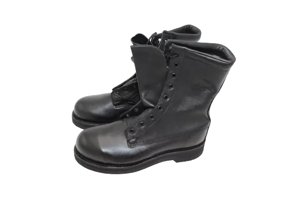 US Military Air Force Addison Combat Black Leather Boots 6.5