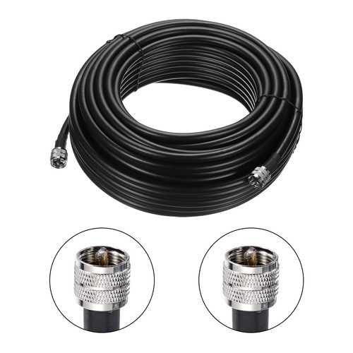 RG8/U Coax Cable with Pl-259 Male Connectors for CB/Ham Radio 23m/75ft - Picture 4 of 4