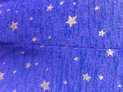 FLAW Girls 14 GOLD Stars BLUE Sweater Shirt Whimsical Size Large Old Navy - Picture 13 of 21