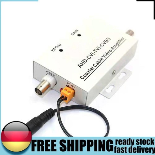 Neue Koaxial-Kabel BNC Video Signal Verstärker Booster CCTV