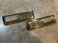 1968-69 Impala Chevelle Nova Front Fender Side Marker Light Bezel Emblem 327